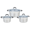 Bộ nồi Inox Smartcook 3 chiếc cỡ 16cm, 20cm, 24cm-SM3332