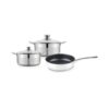 Bộ nồi inox Smartcook SM2104MN size Nồi 18, 22, chảo 26cm