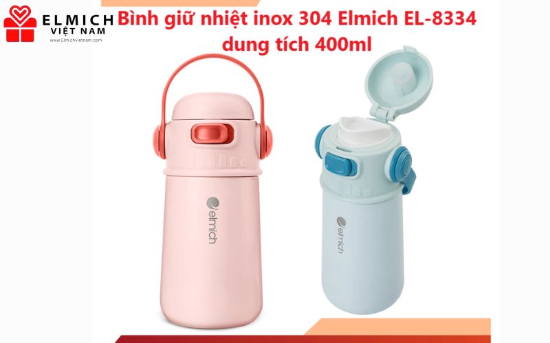 Dung tích bình Elmich EL-8334 400ml tiện lợi cho bé yêu sử dụng