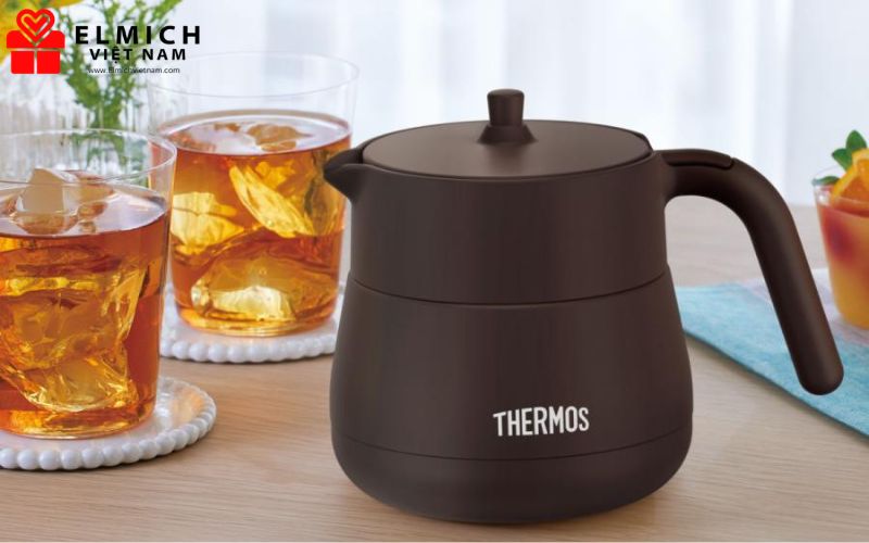 Bình pha trà giữ nhiệt Thermos với thiết kế sang trọng